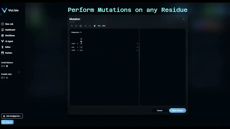 Editor screenshot 1 (video preview)