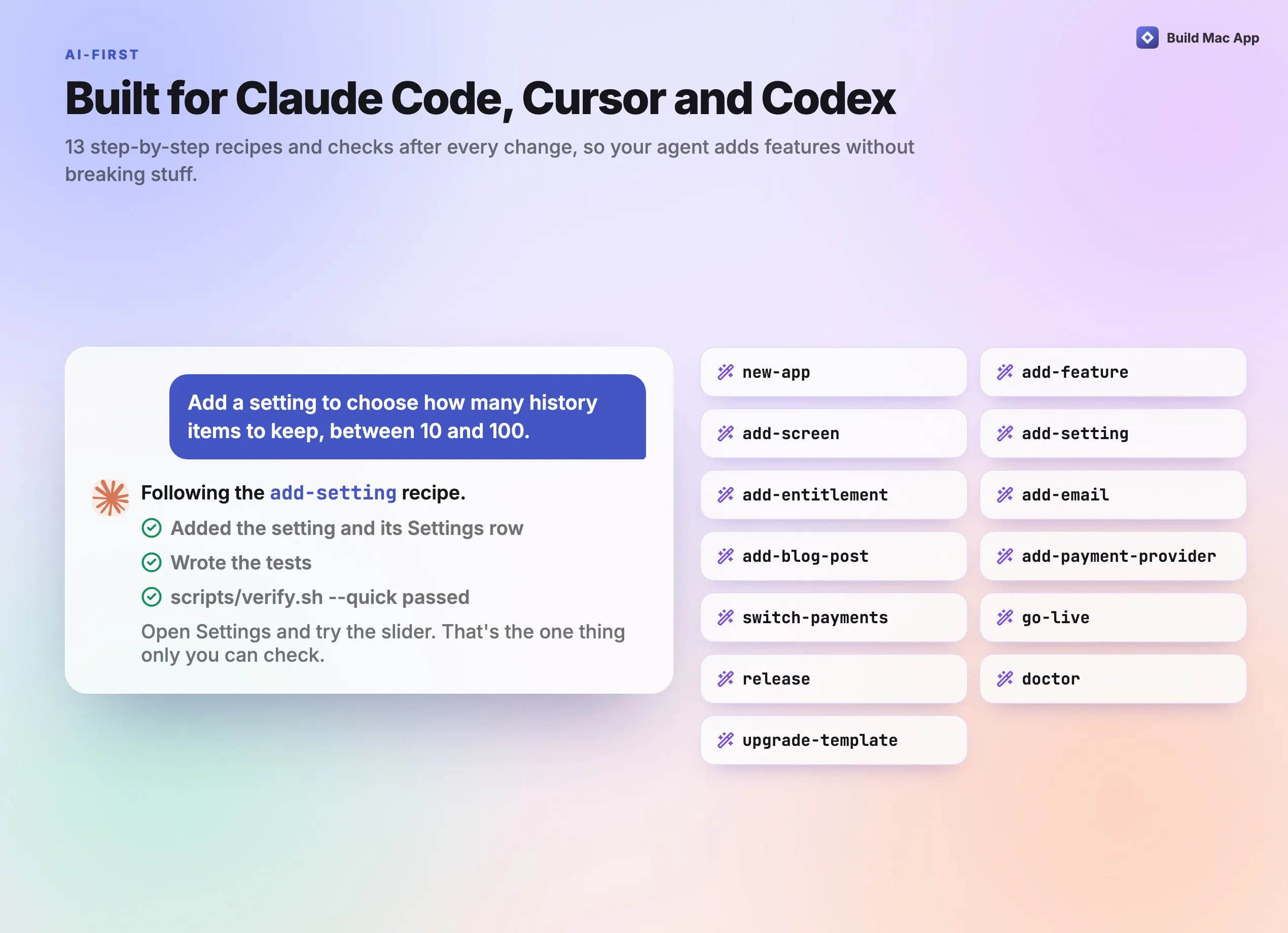 Build Mac App gallery image