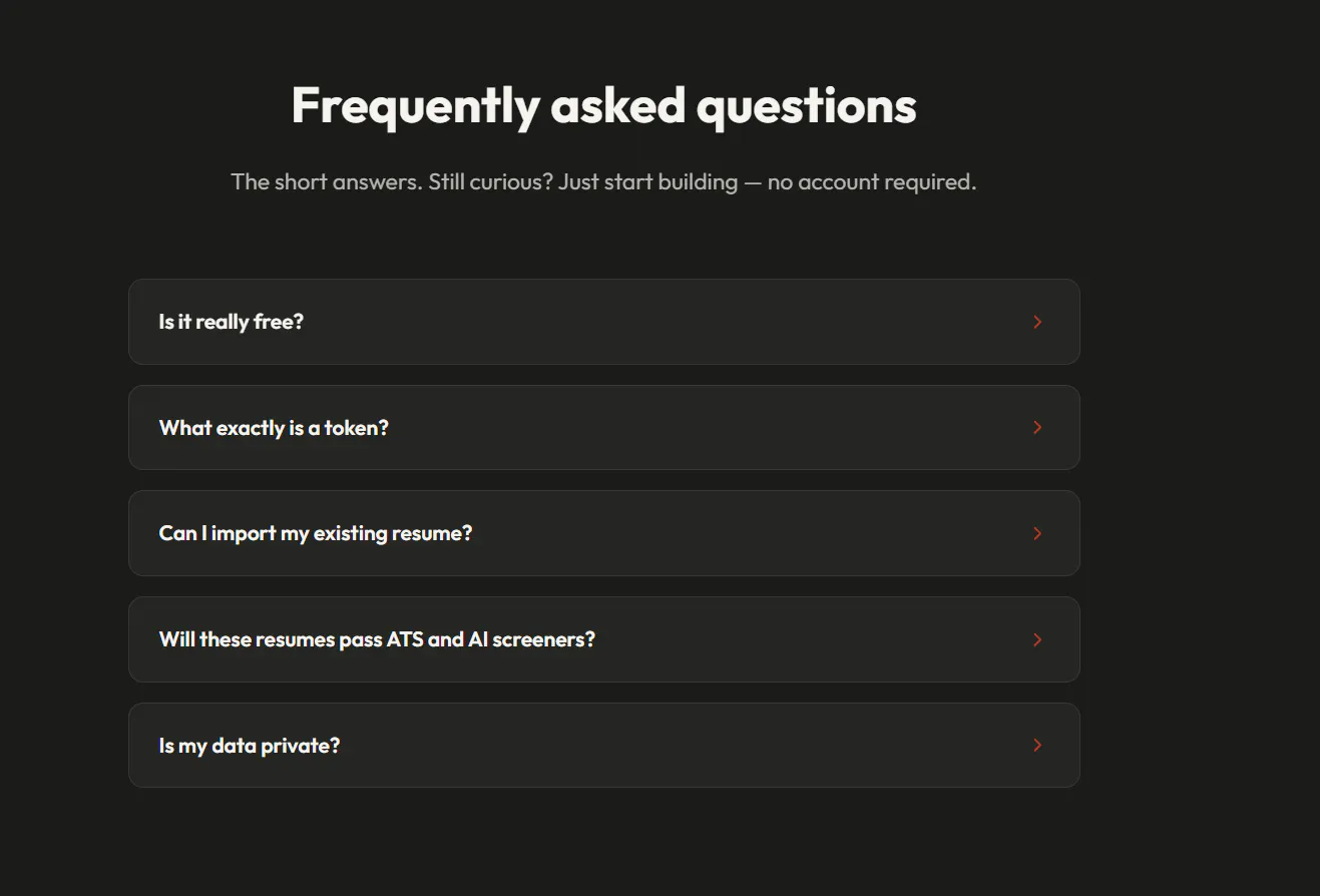 Markdown Resume Builder gallery image