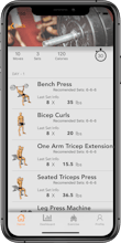Workout & Fitness Mobile App gallery image