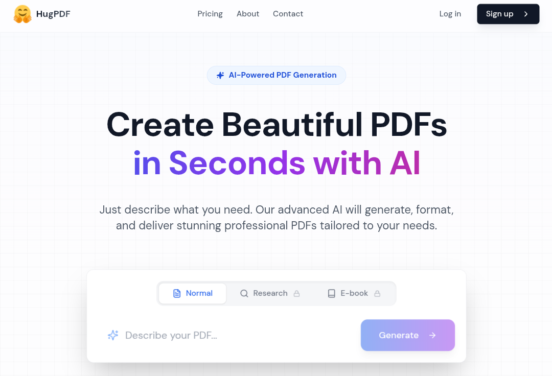 HugPDF gallery image