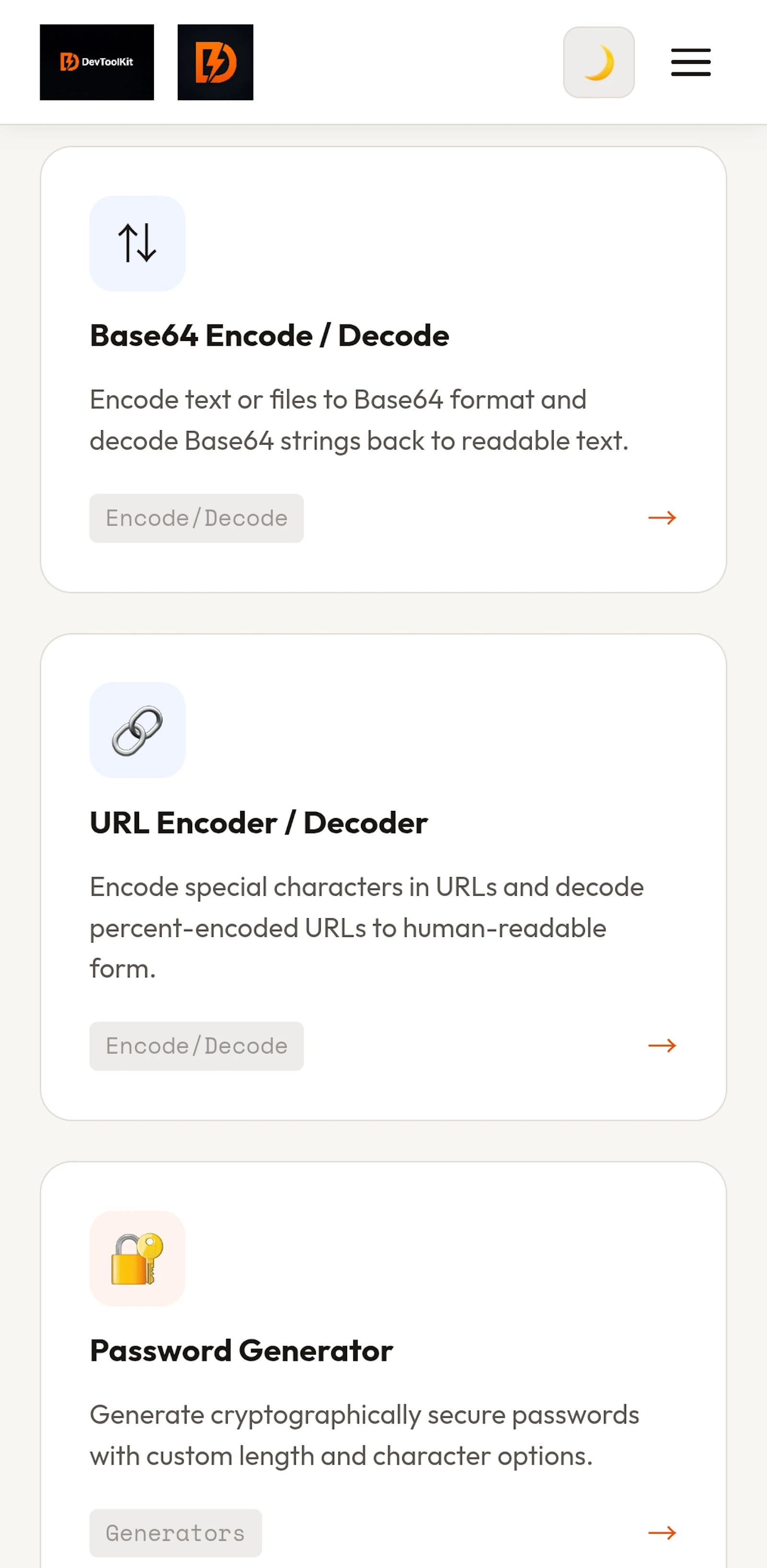 DevToolKit screenshot 2