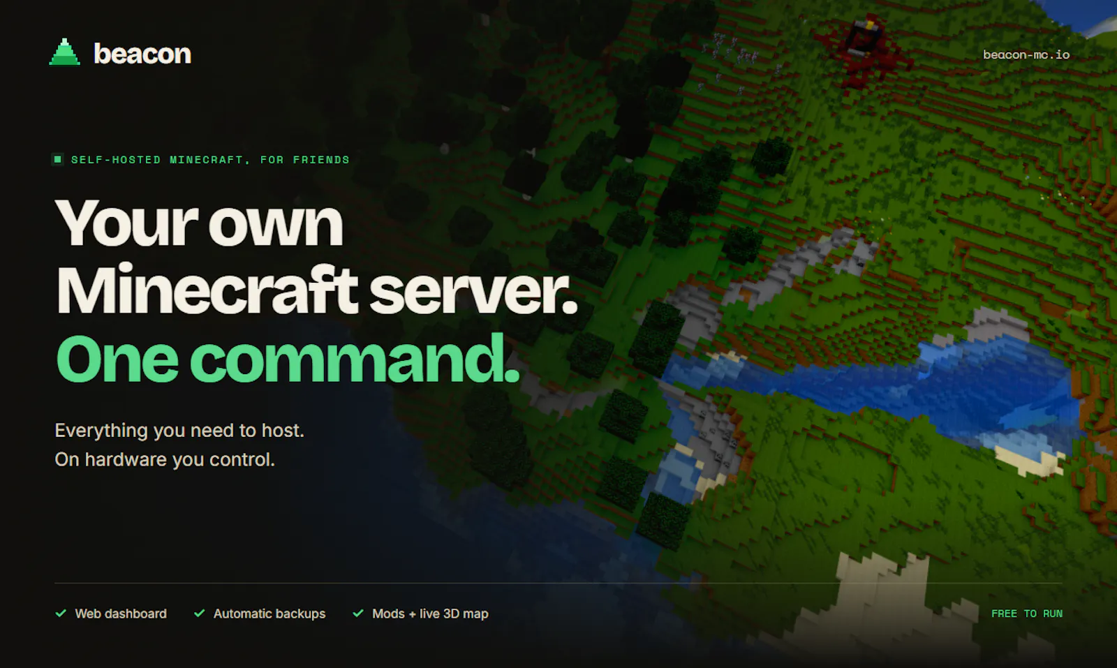 Self-hosted Minecraft - beacon-mc.io screenshot 3