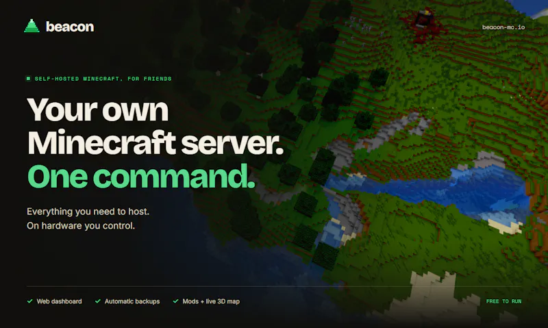 Self-hosted Minecraft - beacon-mc.io screenshot 3
