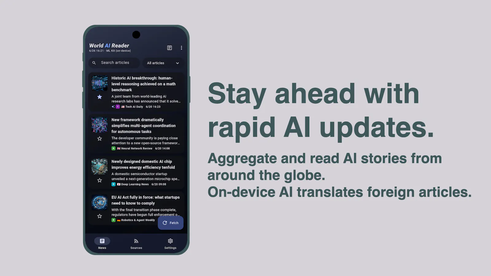 World AI Reader screenshot 2