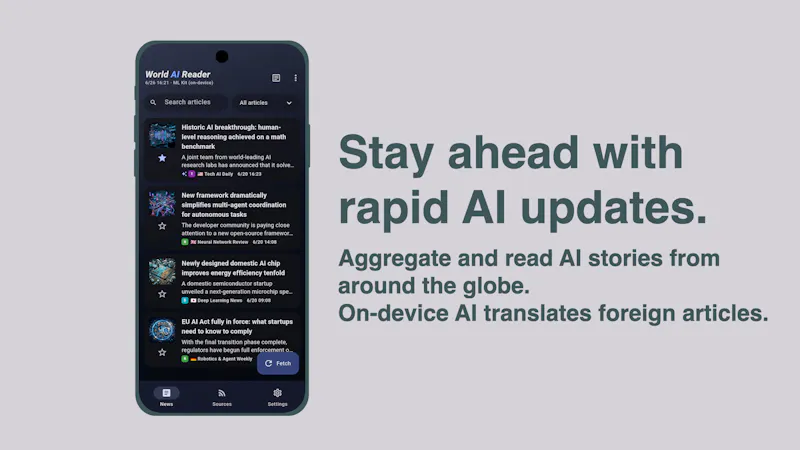 World AI Reader screenshot 2