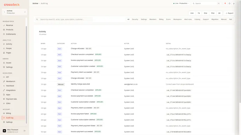 Crossdeck screenshot 11