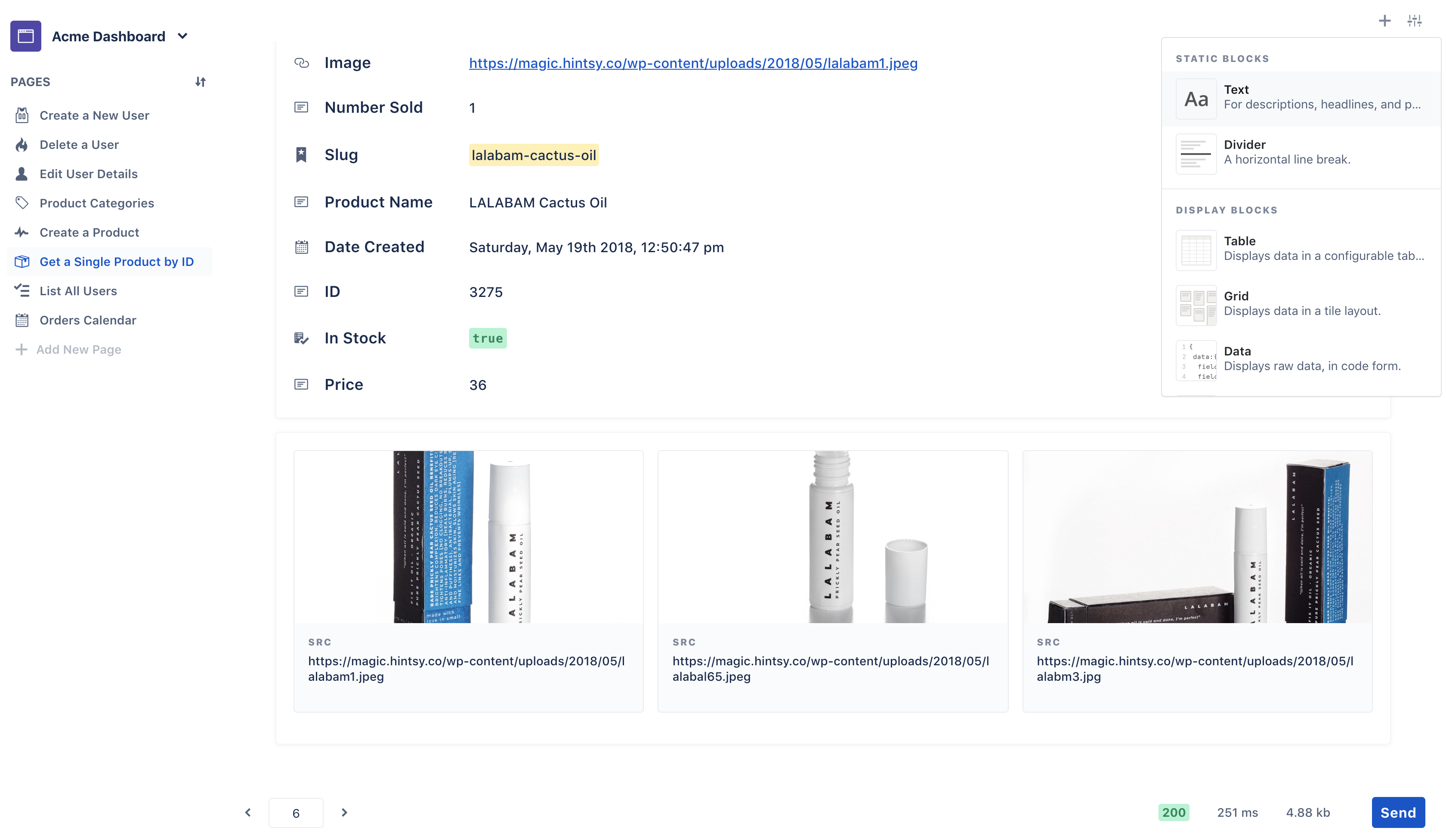 Aircrud gallery image