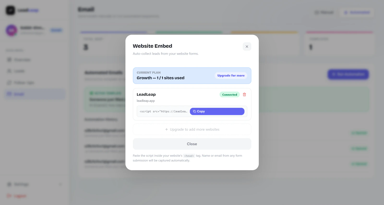 LeadLeap screenshot 3