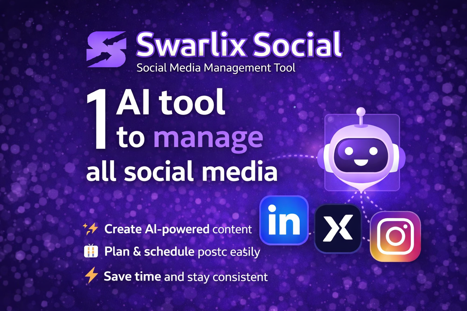 Swarlix - Product Hunt launch logo and brand identity