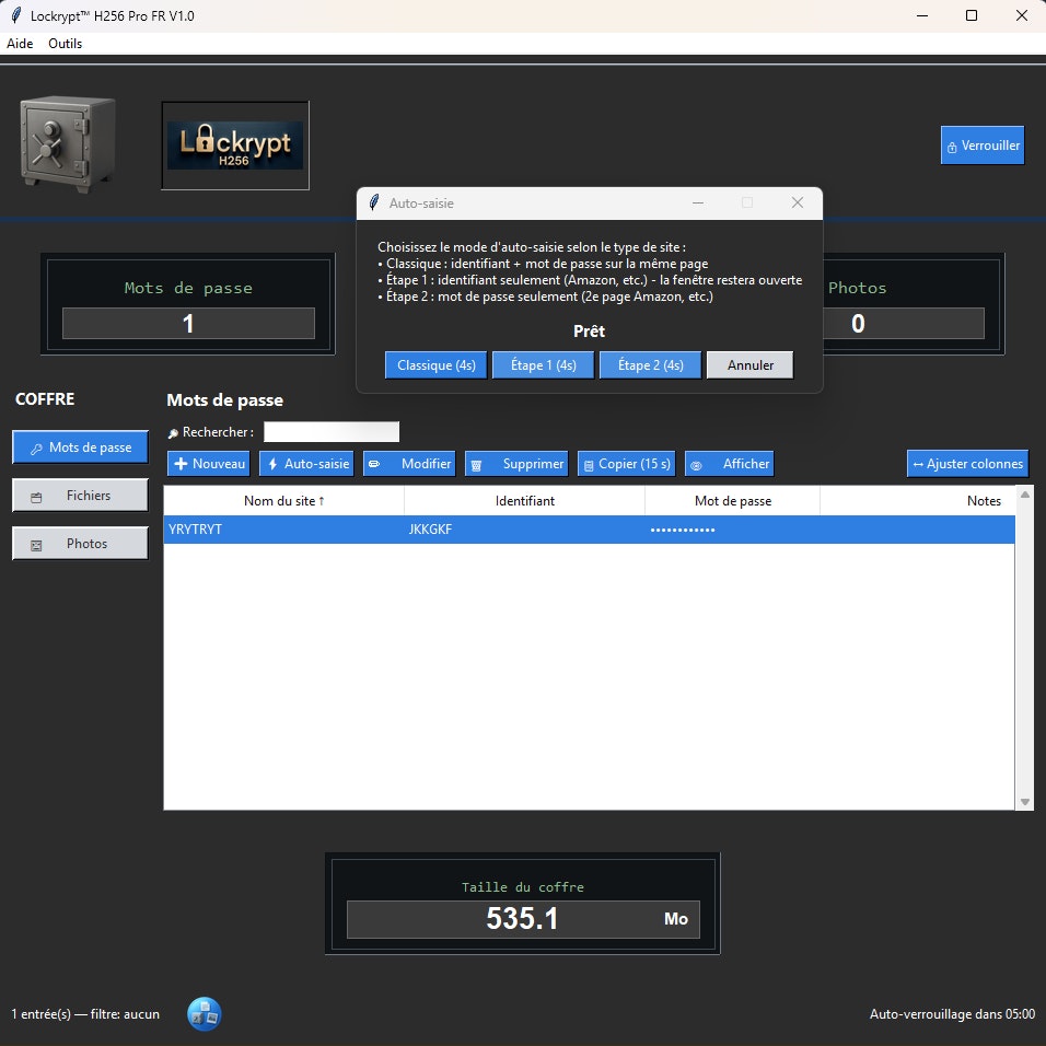 Lockrypt H256 – Secure vault AES-256 gallery image