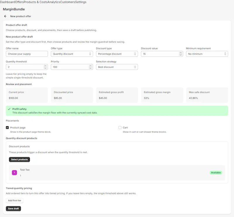 MarginBundle screenshot 2