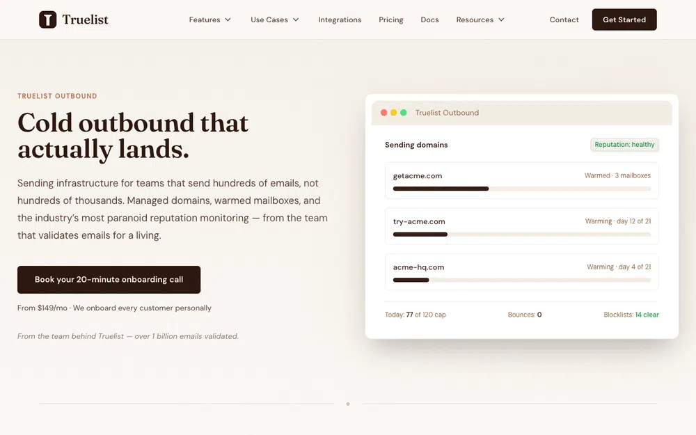 Truelist Outbound screenshot 6