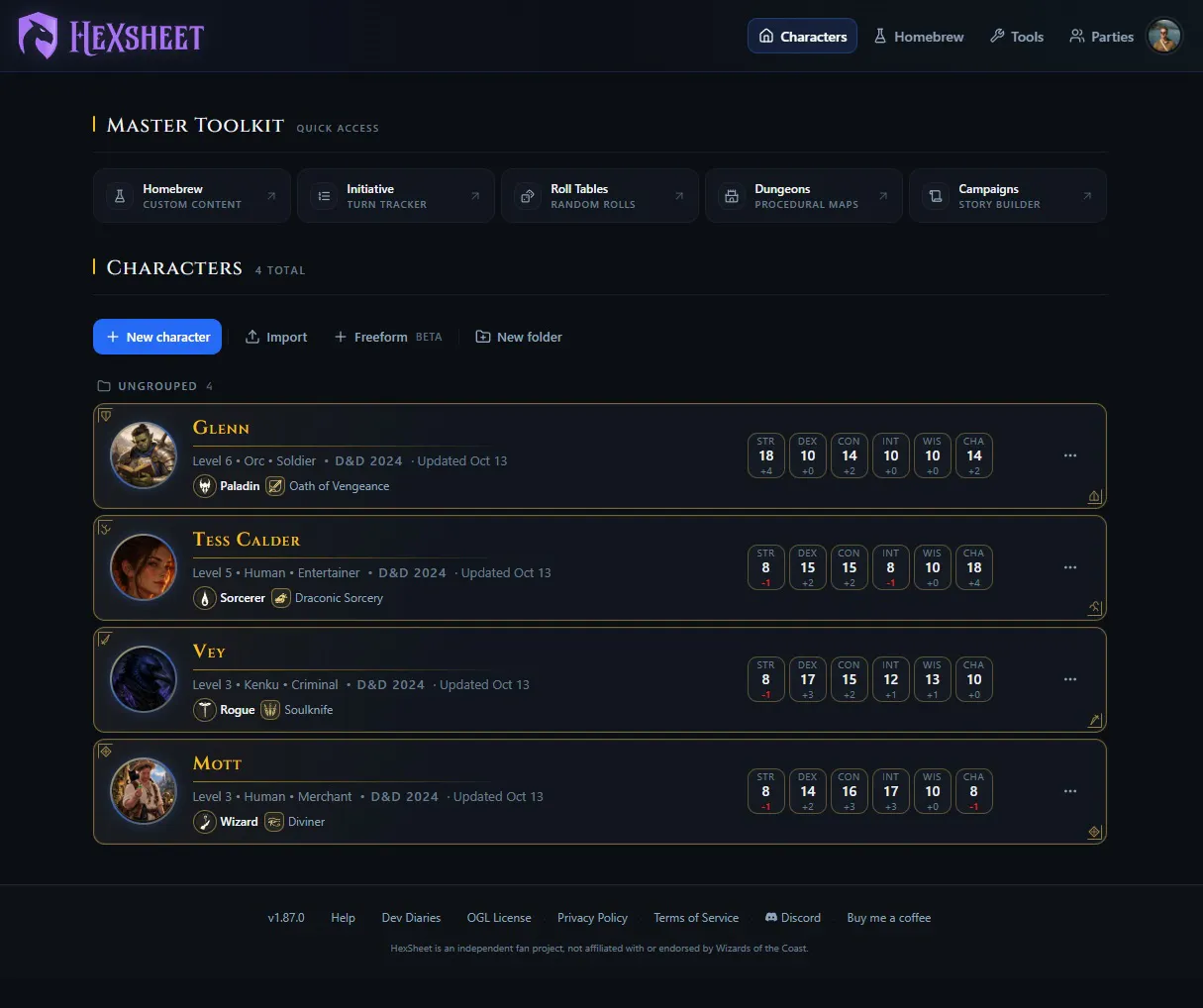 HexSheet gallery image