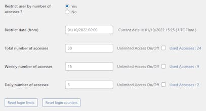 CM Restrict User Account Access Plugin gallery image