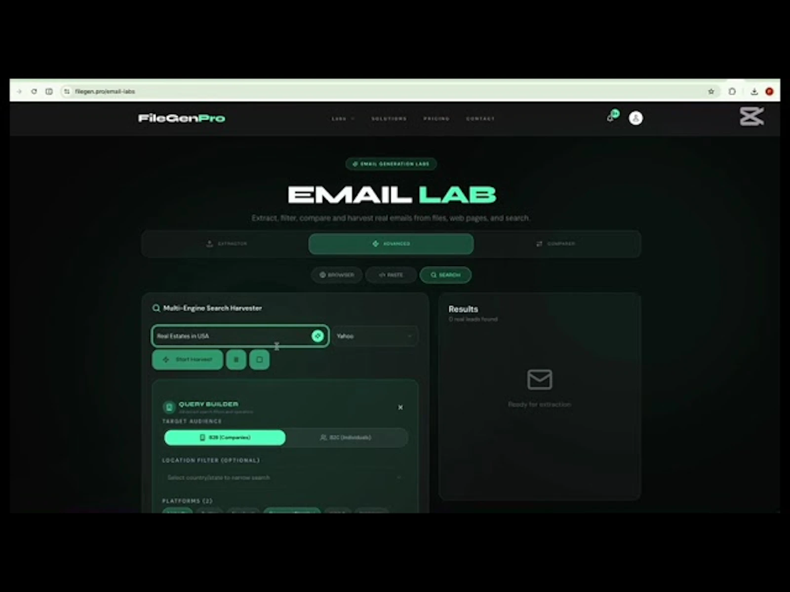 FileGenPro screenshot 1 (video preview)