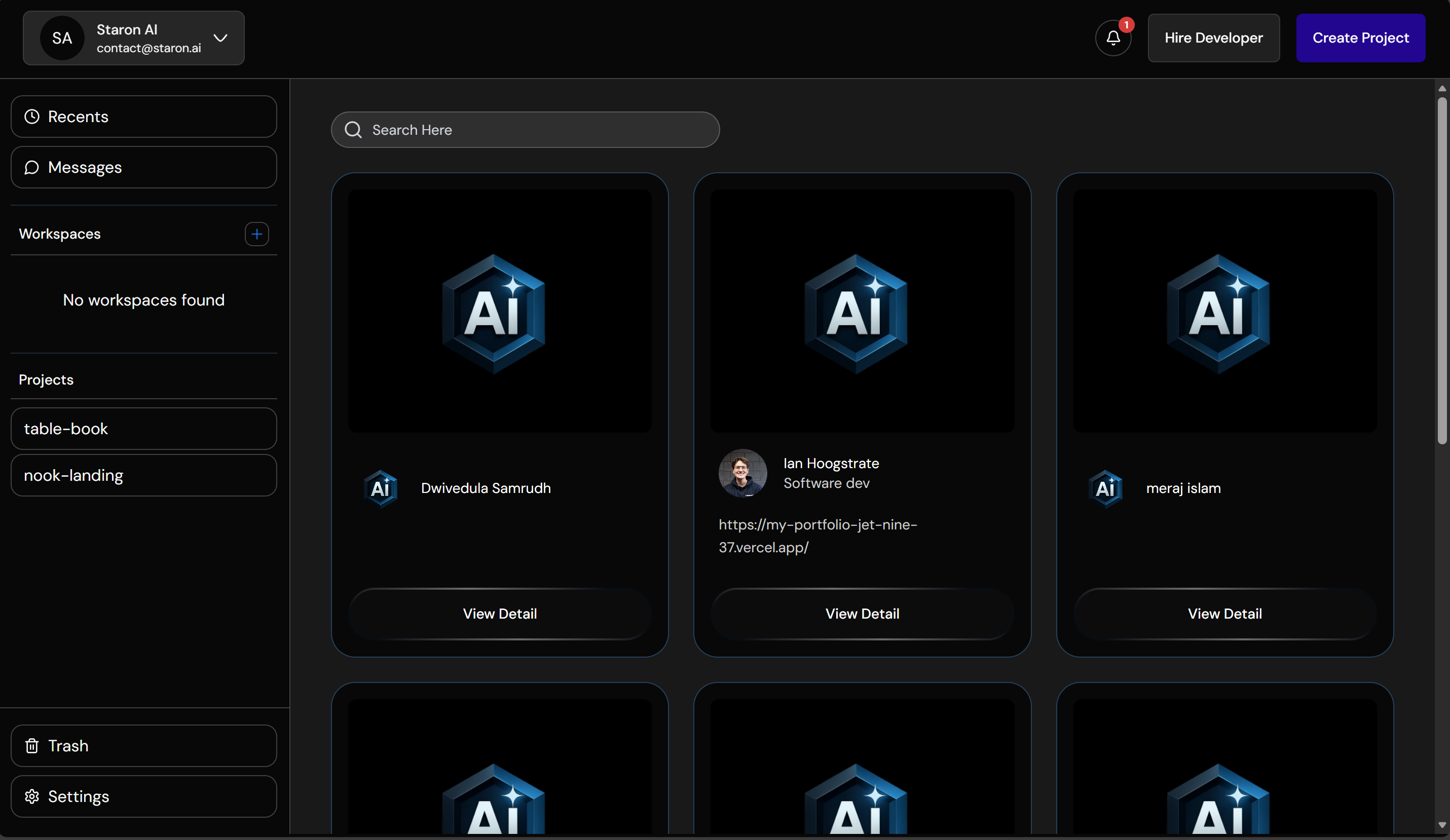 Staron.ai - Screenshot 3 showing product features and functionality
