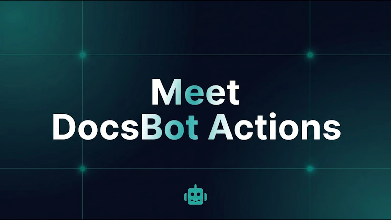 DocsBot Actions screenshot 1 (video preview)