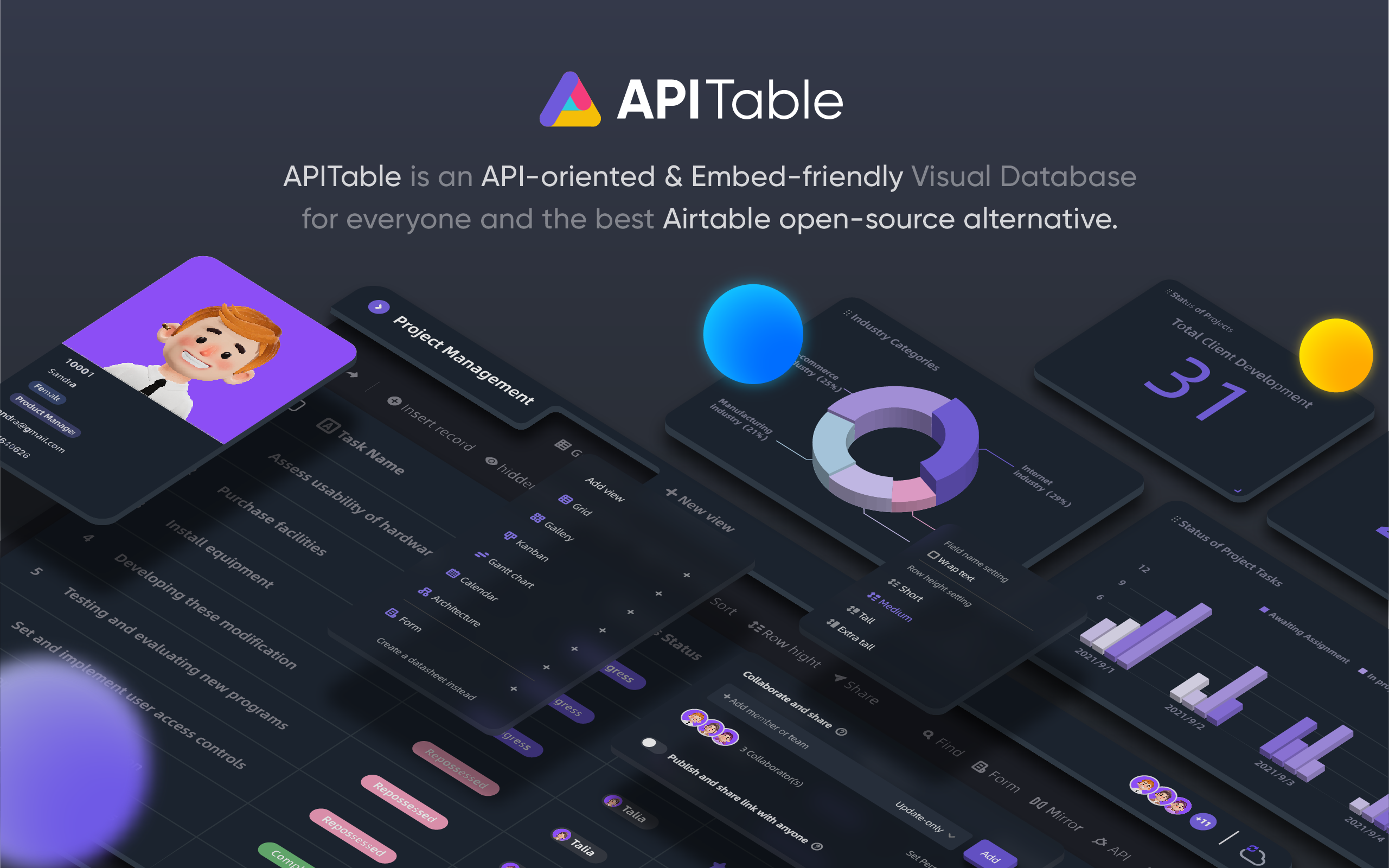 Apitable: API-First Airtable Alternative media 2