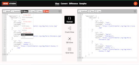 JSON Studio gallery image