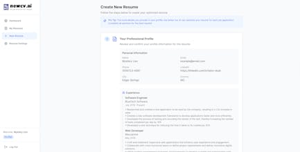 NewCV.ai gallery image