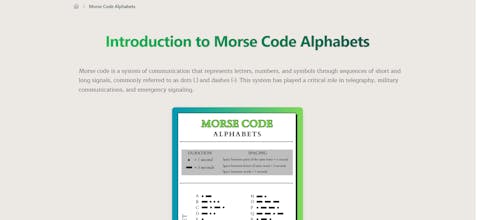 Morse Code Translator gallery image