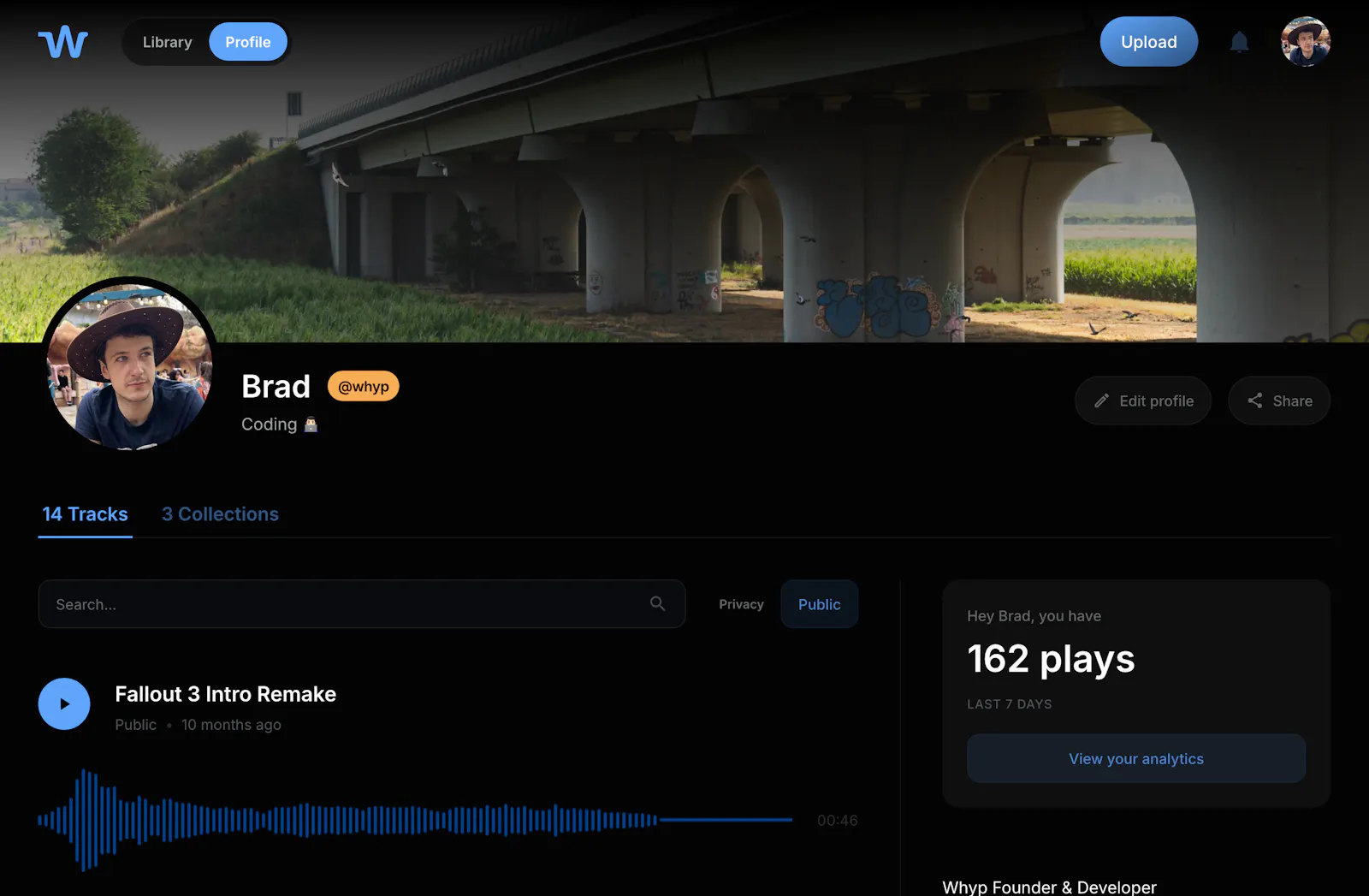 Whyp - Private Audio Hosting with Embeds screenshot 5
