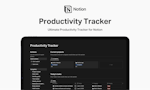 Notion Productivity Tracker image