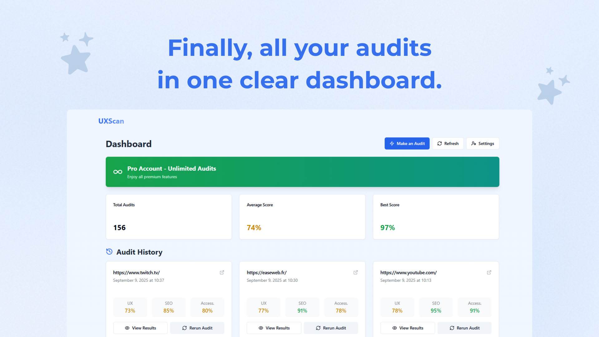 UXScan - Scan your website. Boost your UX медиа 4