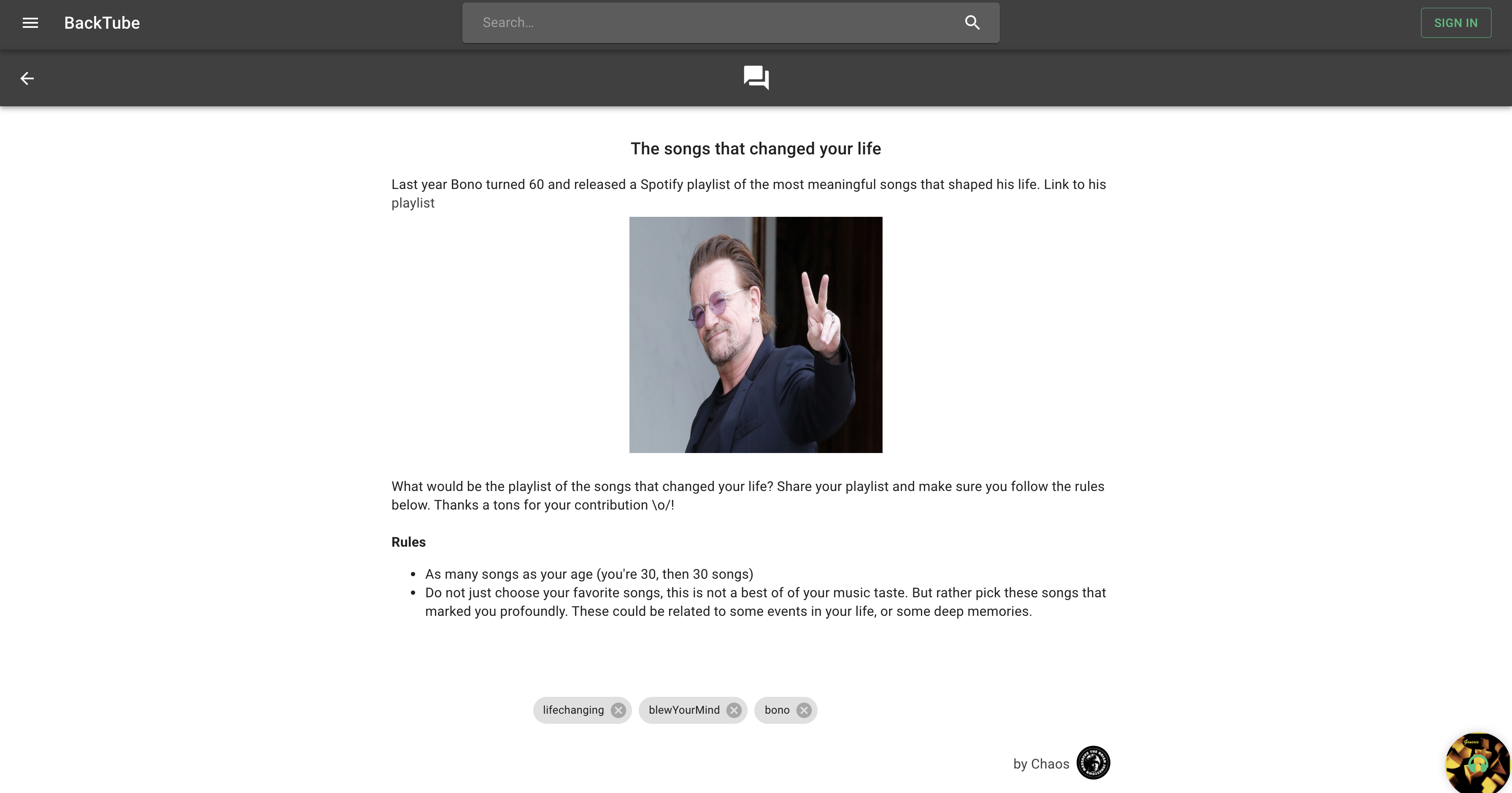 Backtube gallery image