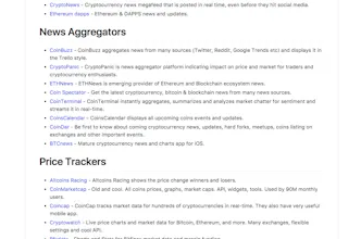 CryptoList gallery image