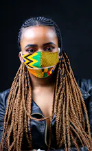 3 Ply Cotton Ankara Face Mask gallery image