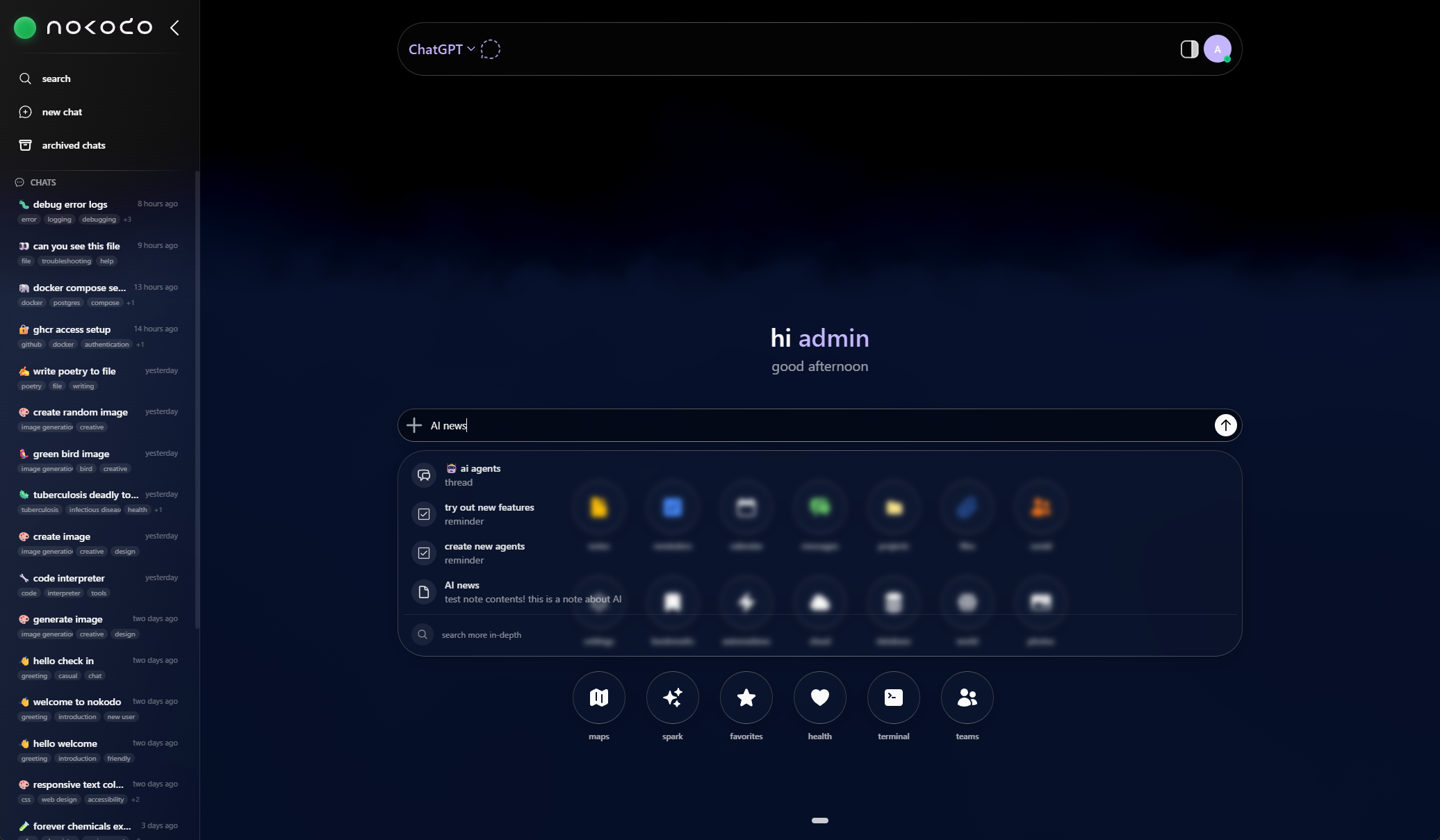 OS1 - Screenshot 2 showing product features and functionality