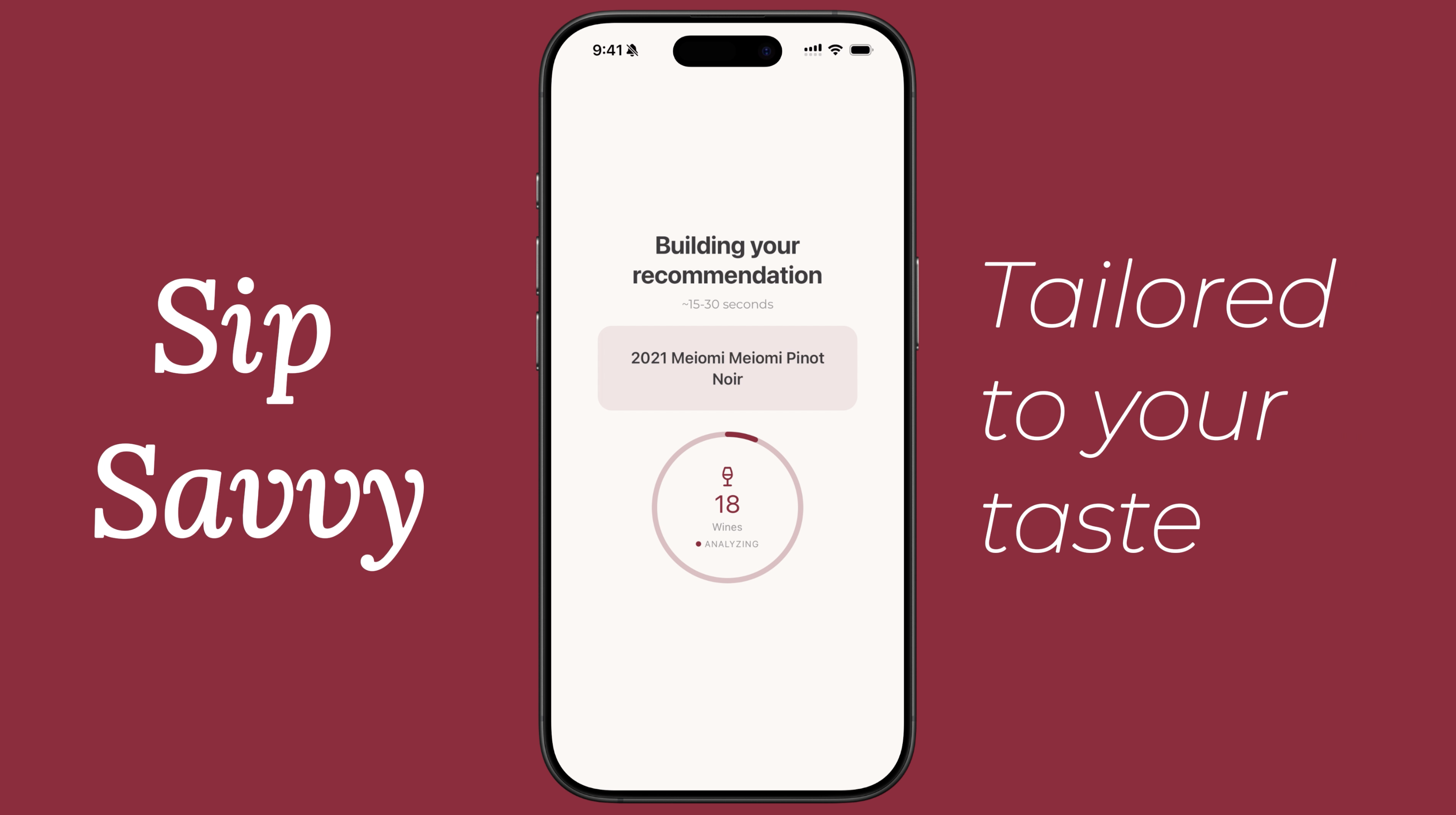Sip Savvy - Screenshot 3 showing product features and functionality
