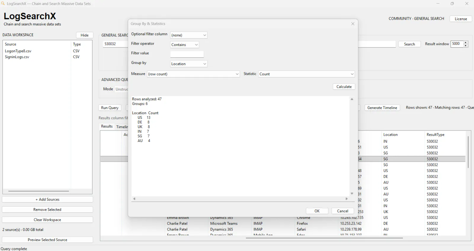 LogSearchX  screenshot 5