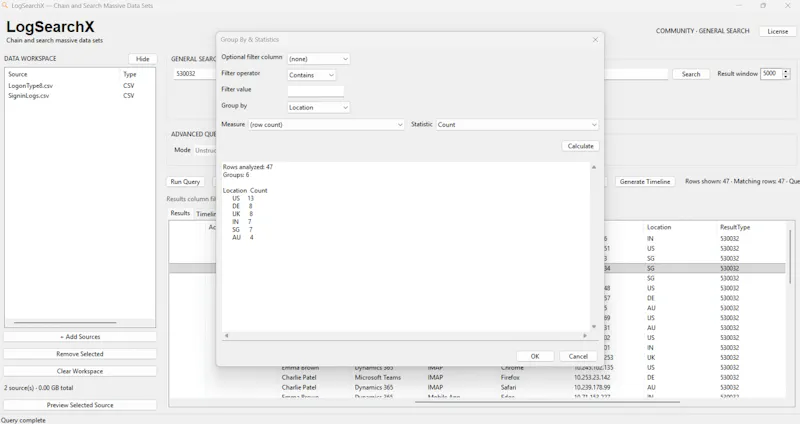 LogSearchX  screenshot 5