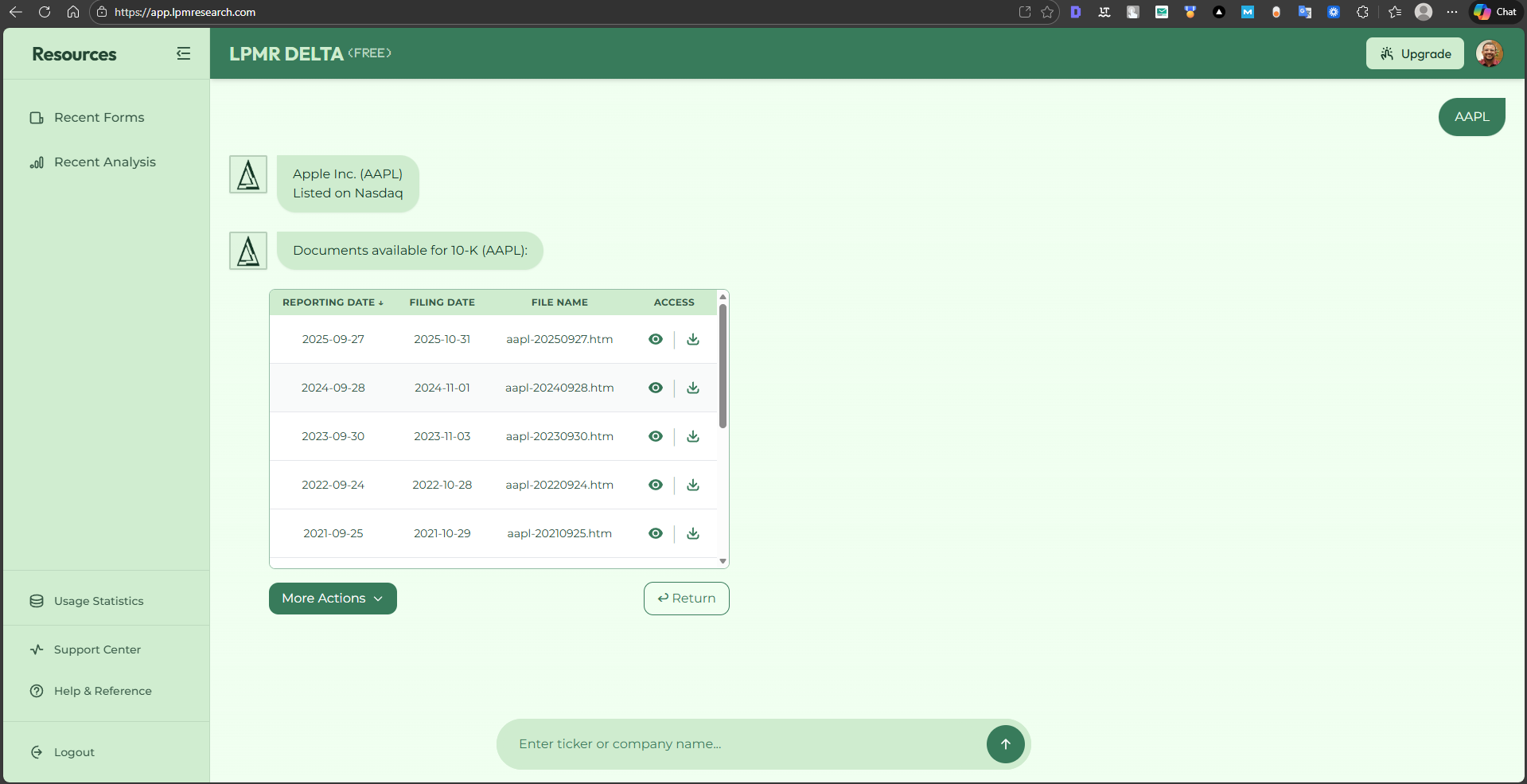 LPMR Delta - Screenshot 3 showing product features and functionality