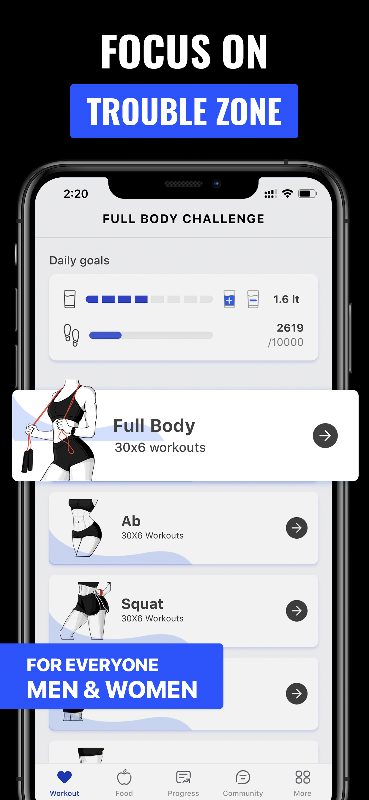 30 Day Fitness Challenge App gallery image