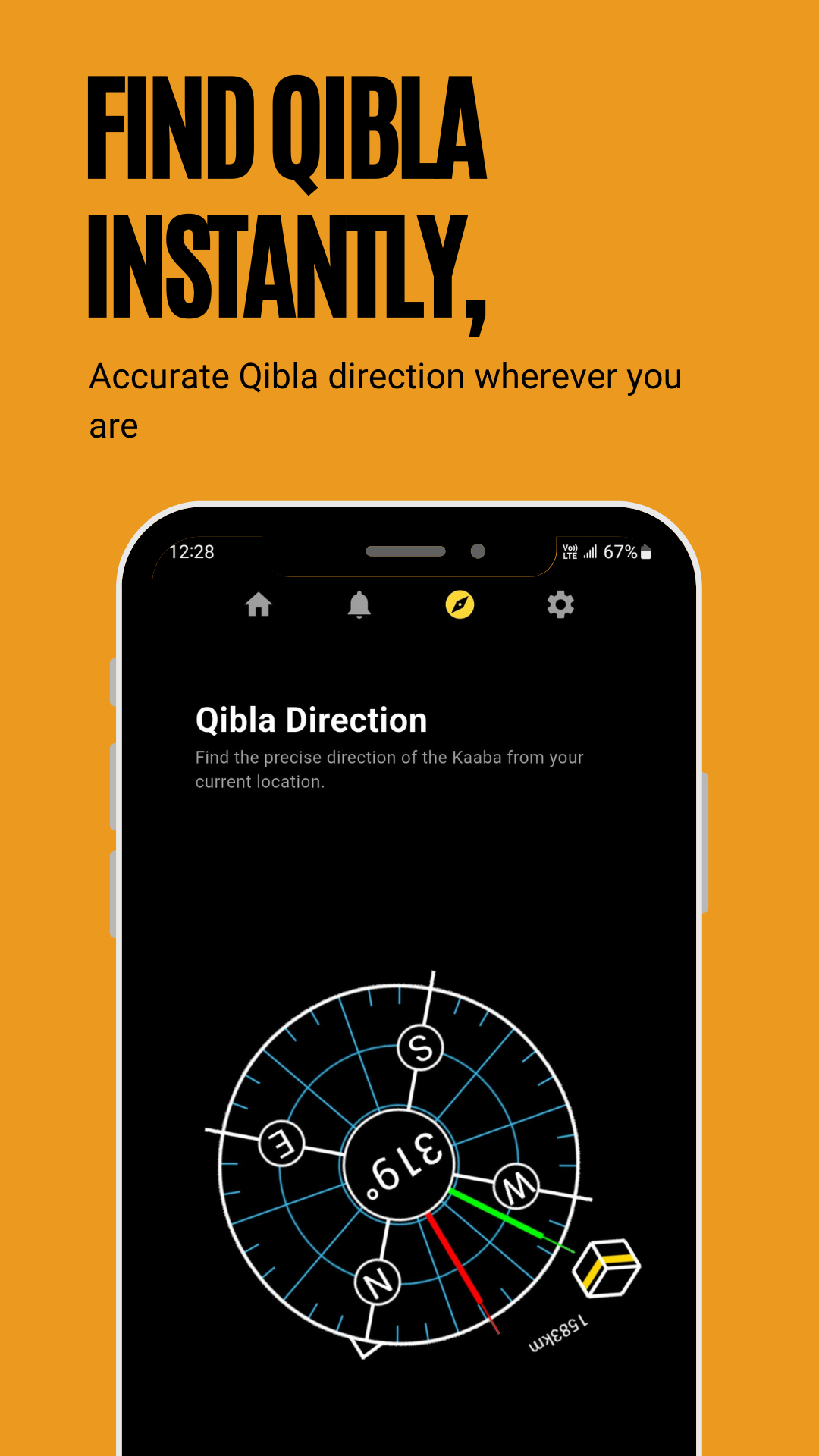 薩拉特諾 - 祈禱時間和Qibla media 5