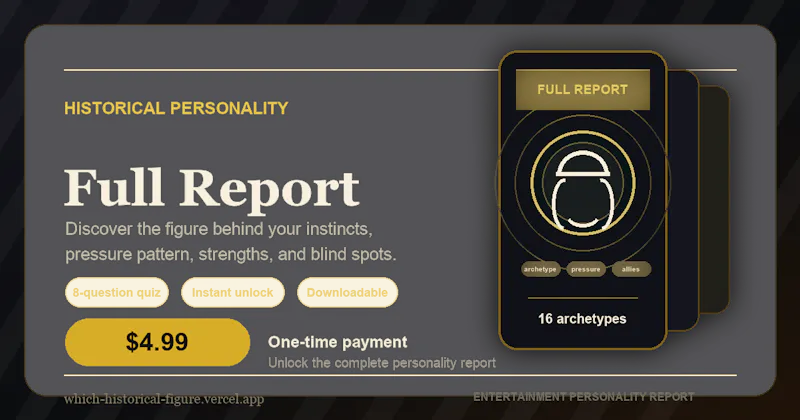 Which Historical Figure Are You? screenshot 1