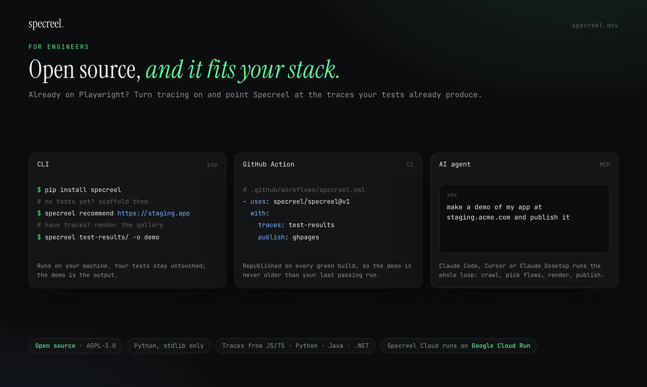 Specreel screenshot 5
