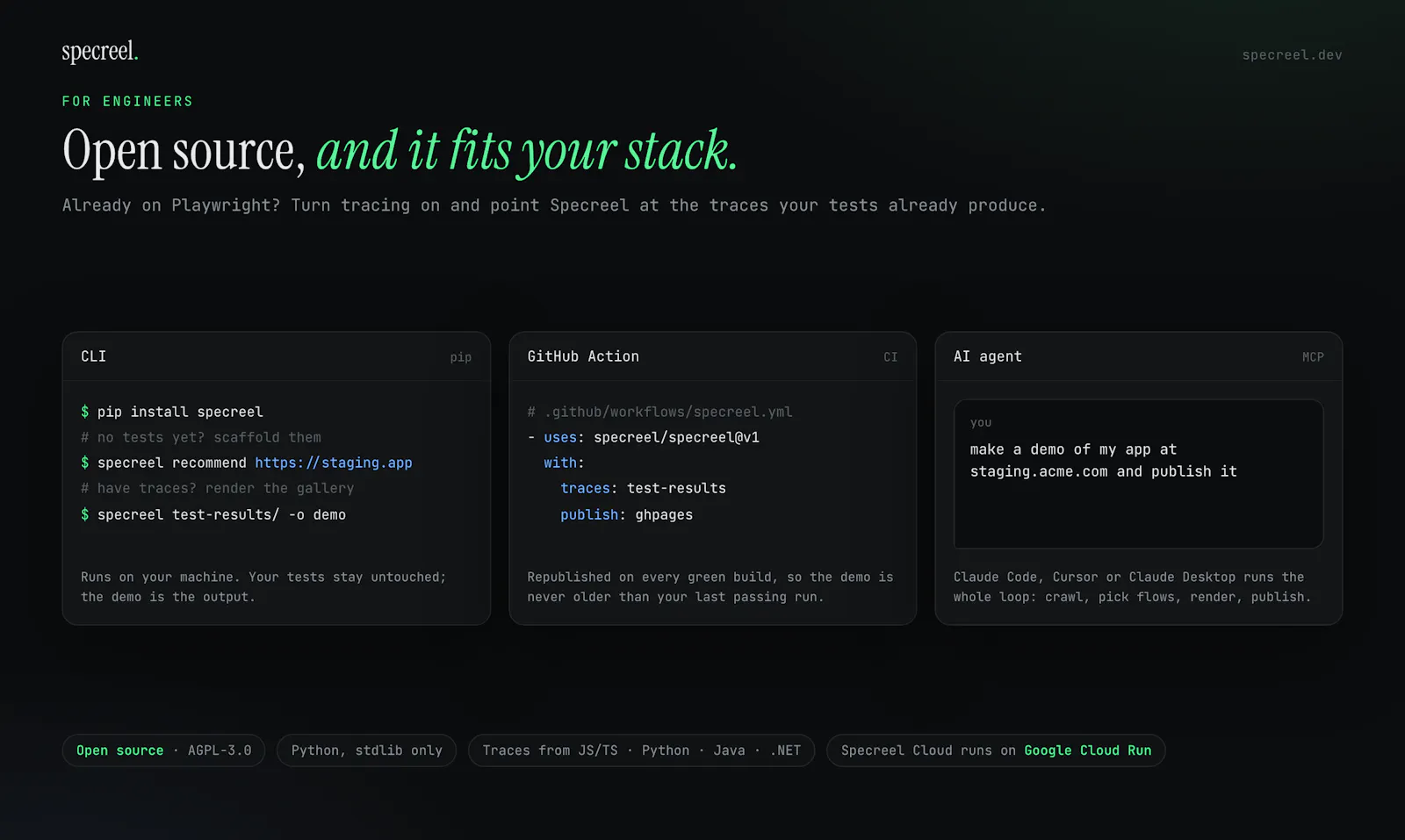 Specreel screenshot 5