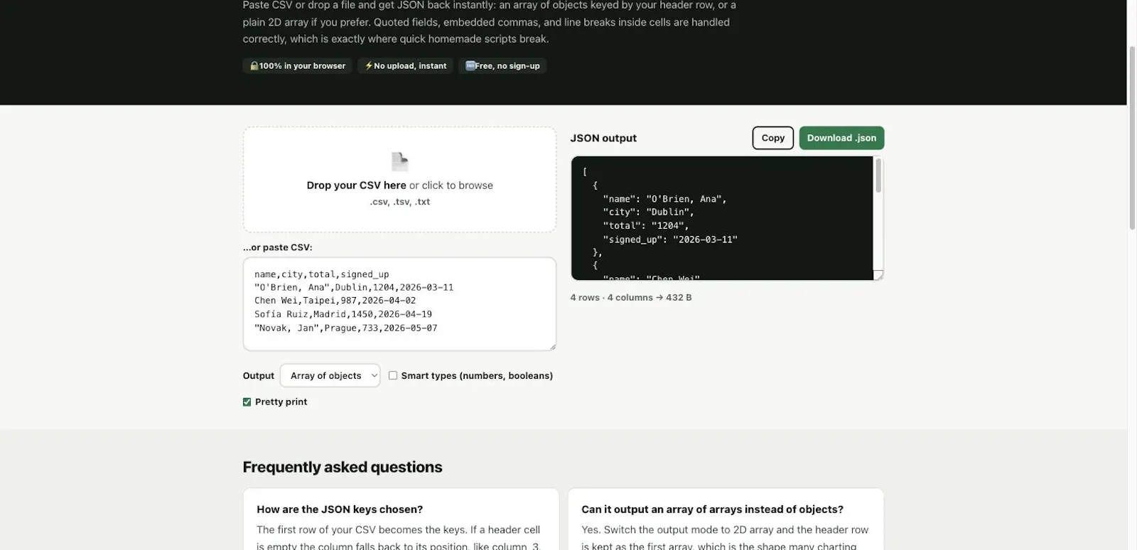 The CSV Pro screenshot 2