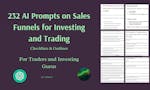 232 Prompts 4 Funnels Invest/Trade Gurus image