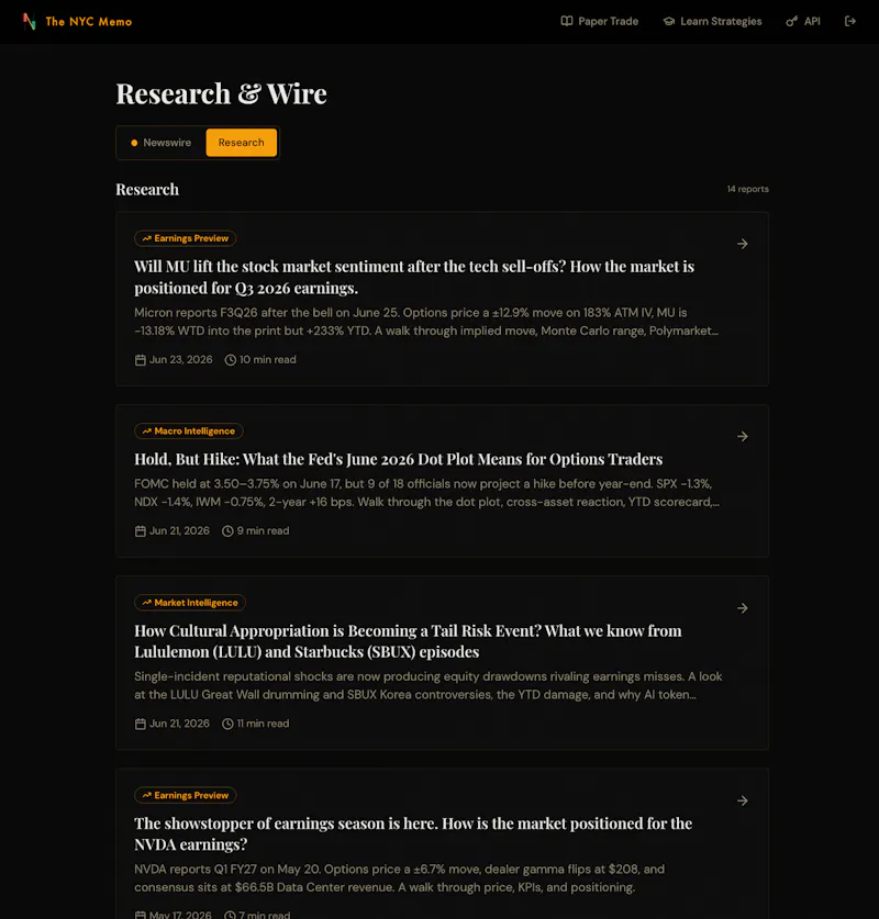 The NYC Memo screenshot 3