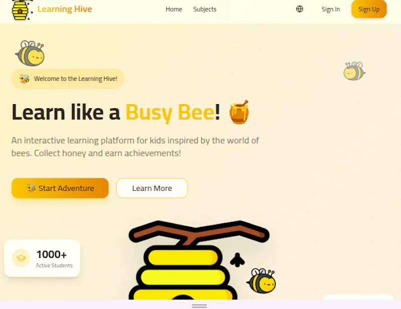 Beehive school screenshot 1
