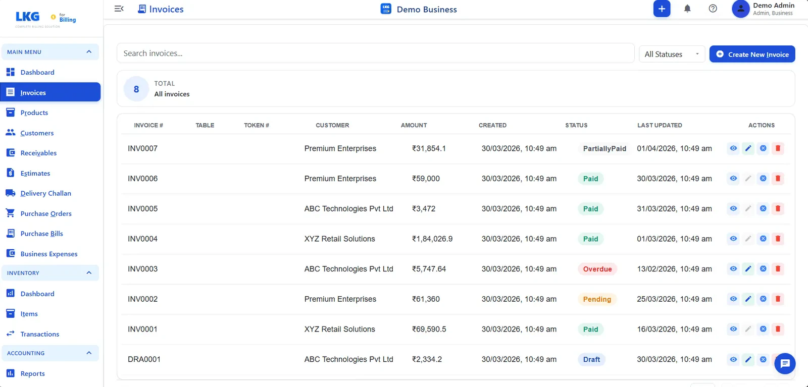 LKG for Billing screenshot 14