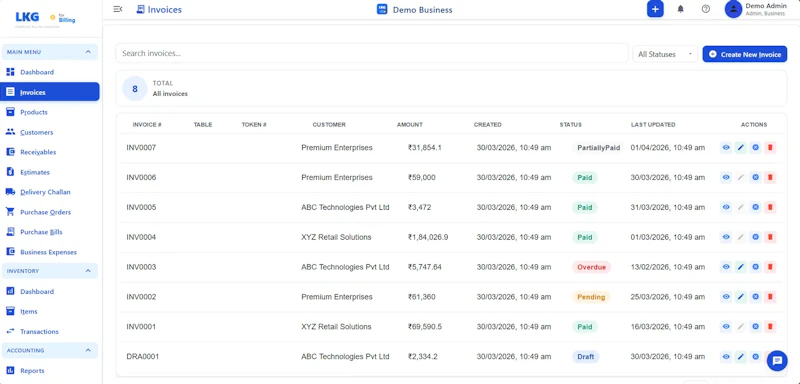 LKG for Billing screenshot 14