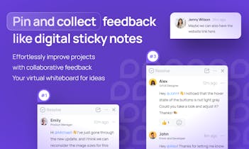 Espaço de colaboração - Gere facilmente e compartilhe feedback com Commented.io.
