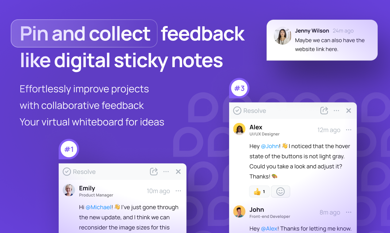 Commented - Simplify feedback, keep your team aligned, no live meetings media 2